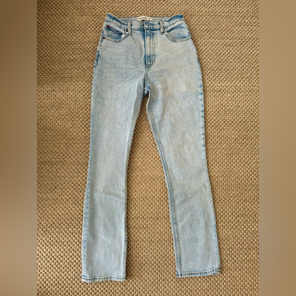 Abercrombie & Fitch Curve Love 90s Slim Straight Jean Size 2